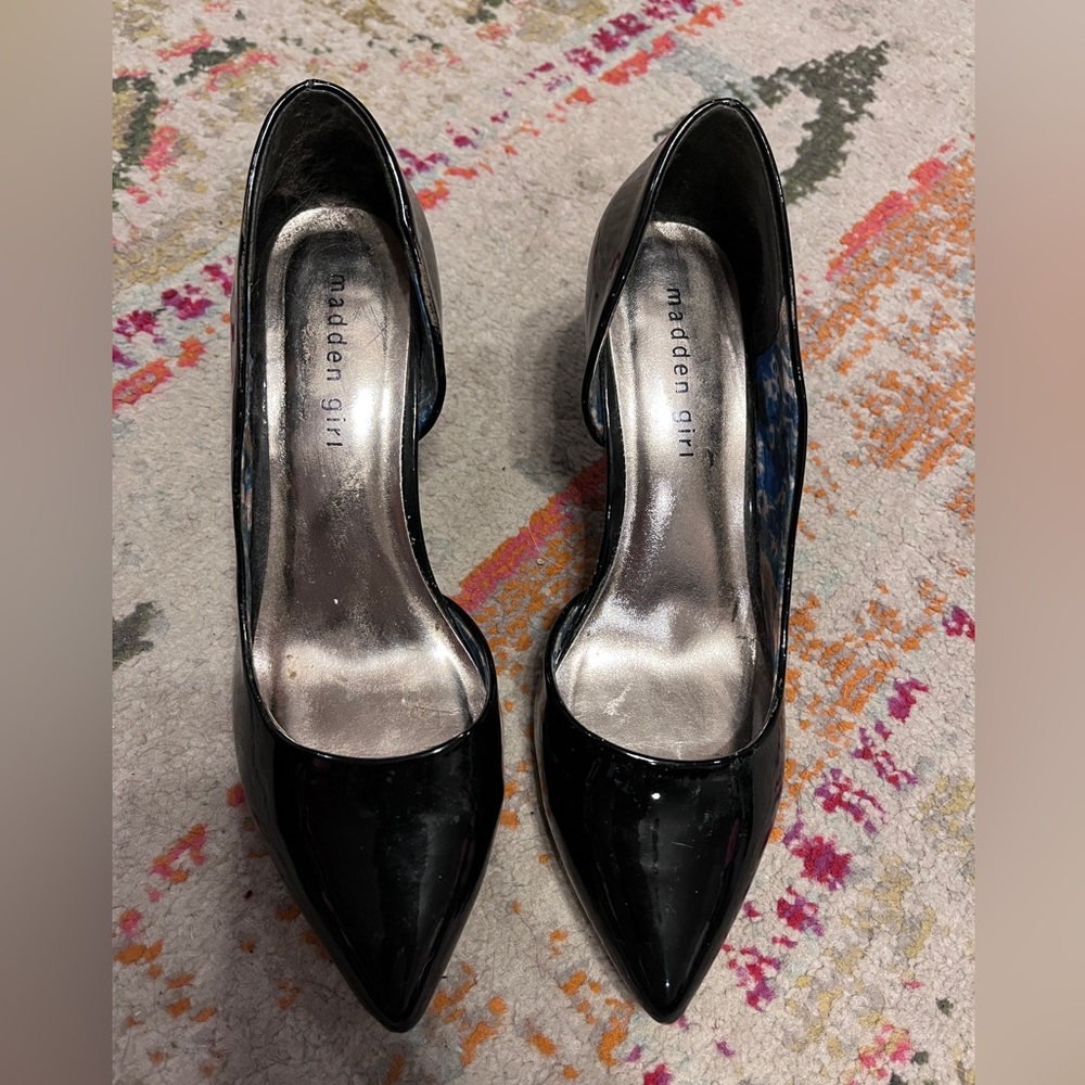 Madden Girl Women's Heels Size 9 d’Orsay, and black